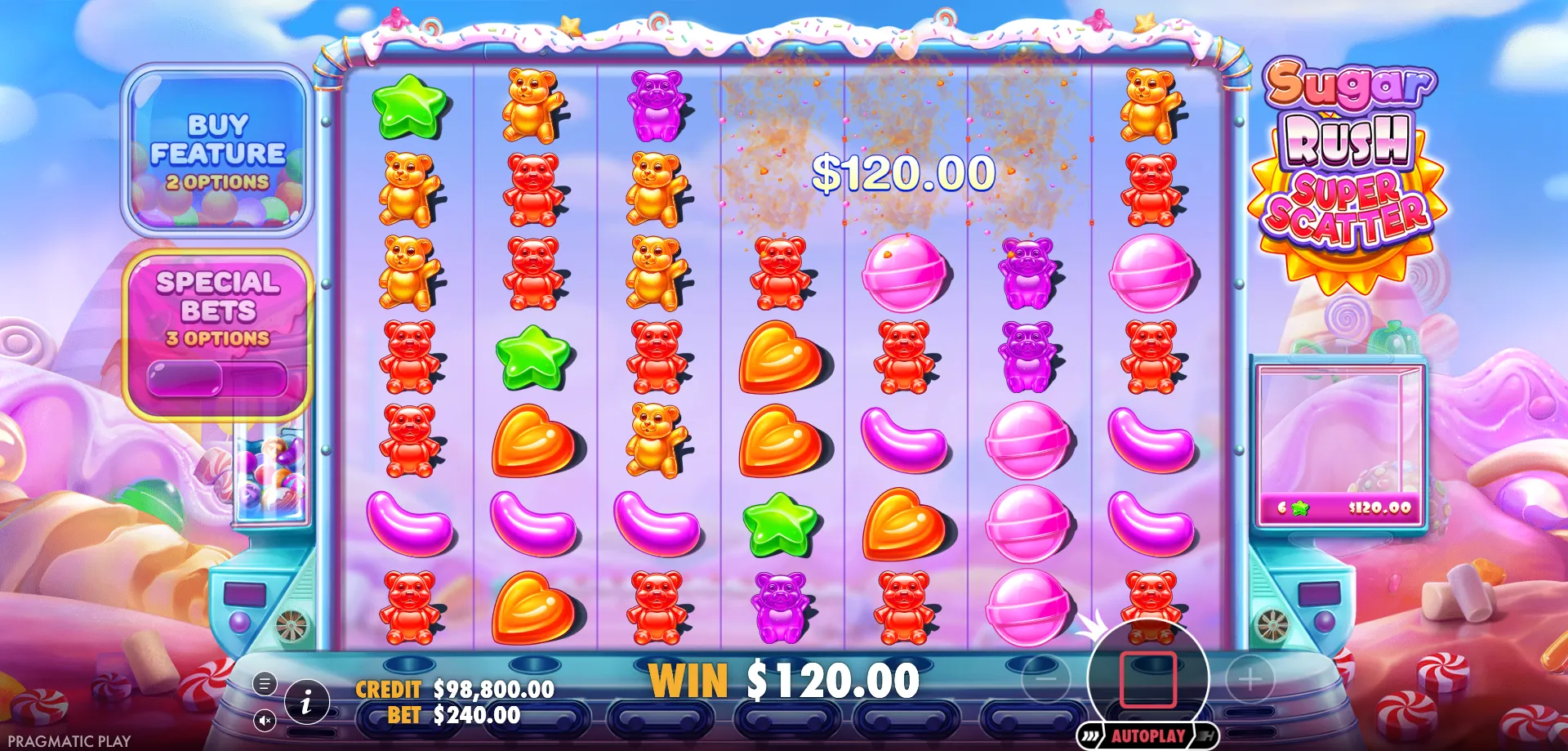 &iquest;Vale la Pena Jugar Sugar Rush Super Scatter?
