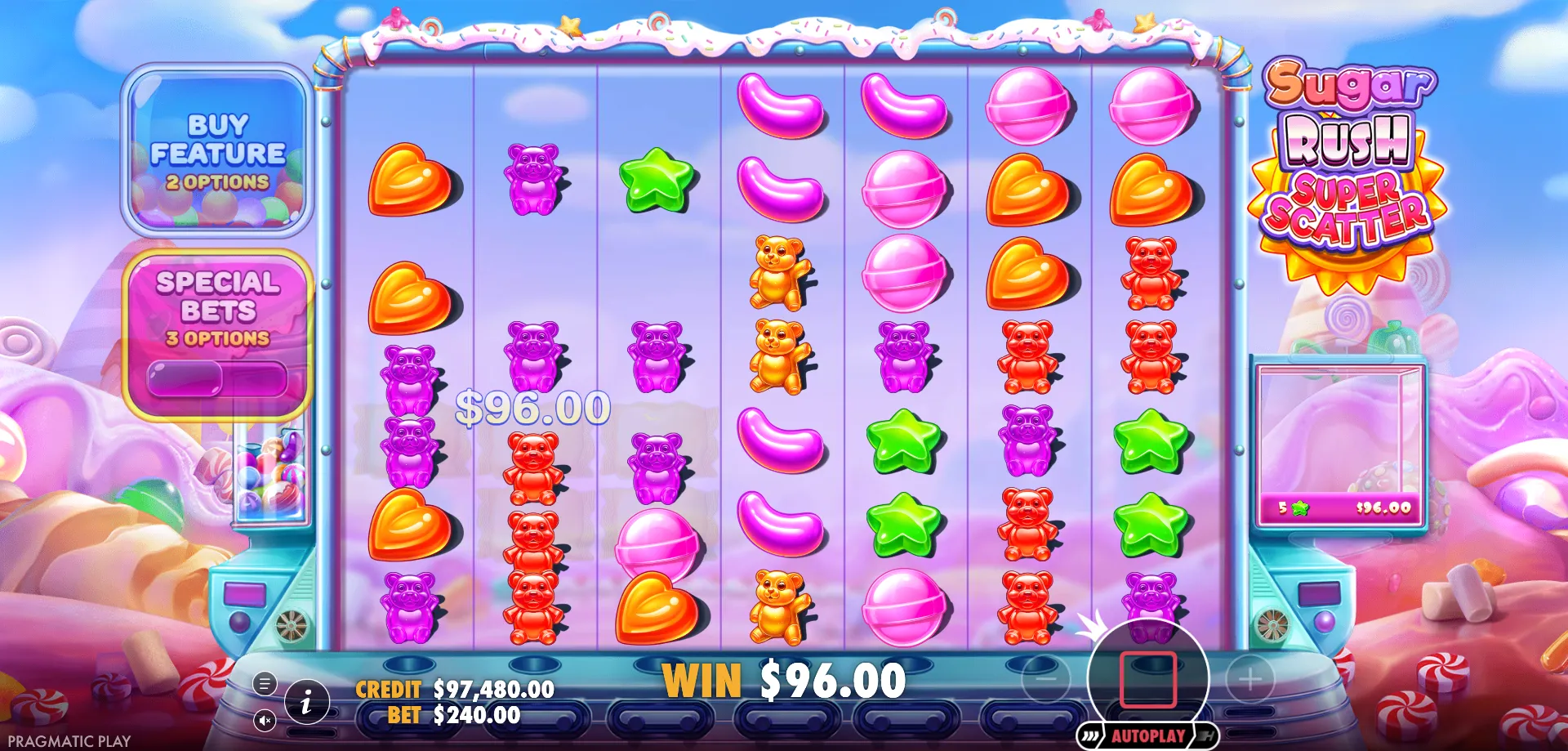 Jugar Sugar Rush Super Scatter en M&oacute;vil